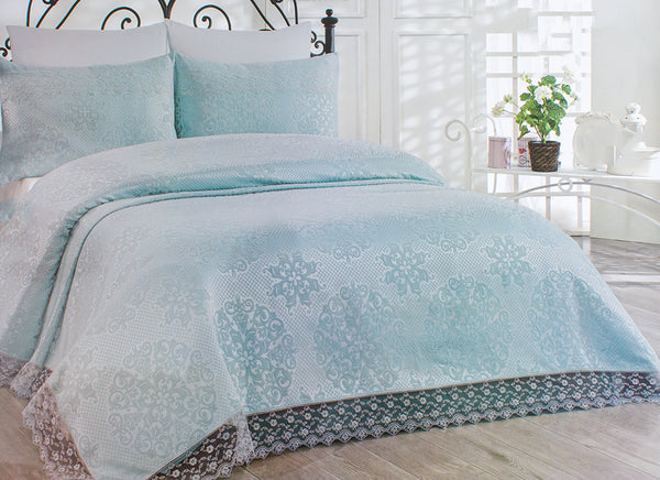 Forbed Chenille Turkish Double Bedspread